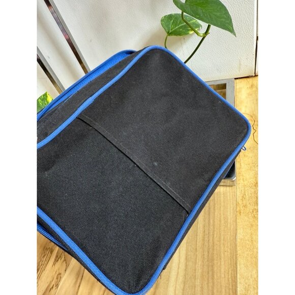 Blue and black storage zip up container - Picture 8 of 9